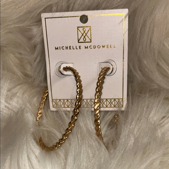 Michelle Mcdowell Jewelry - Michelle McDowell Gold Hoop Earrings